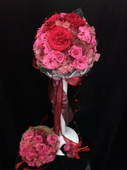 沖縄那覇赤のプリザーブドフラワーブーケ