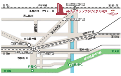 ANA�N���E���v���U�z�e���_�˂̒n�}