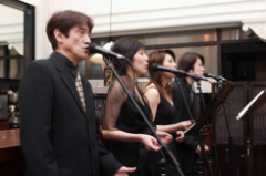 挙式の生演奏の様子