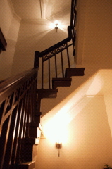 アンティークな館内